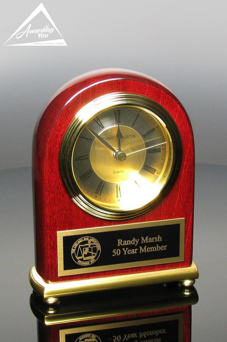 retirement award clock plaque and gift ideas and wording