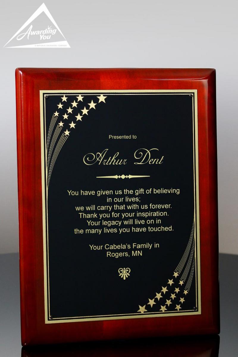 Memorial Recognition Awards Ideas and Wording