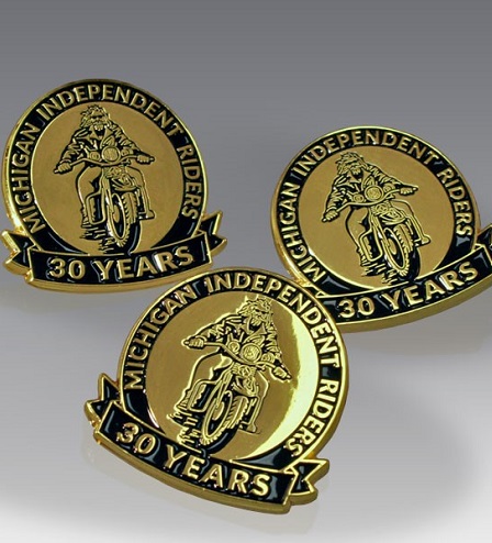 New and Improved Michigan Independent Riders Pin