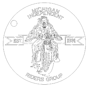 Original Michigan Riders Group Lapel Pin "Art"